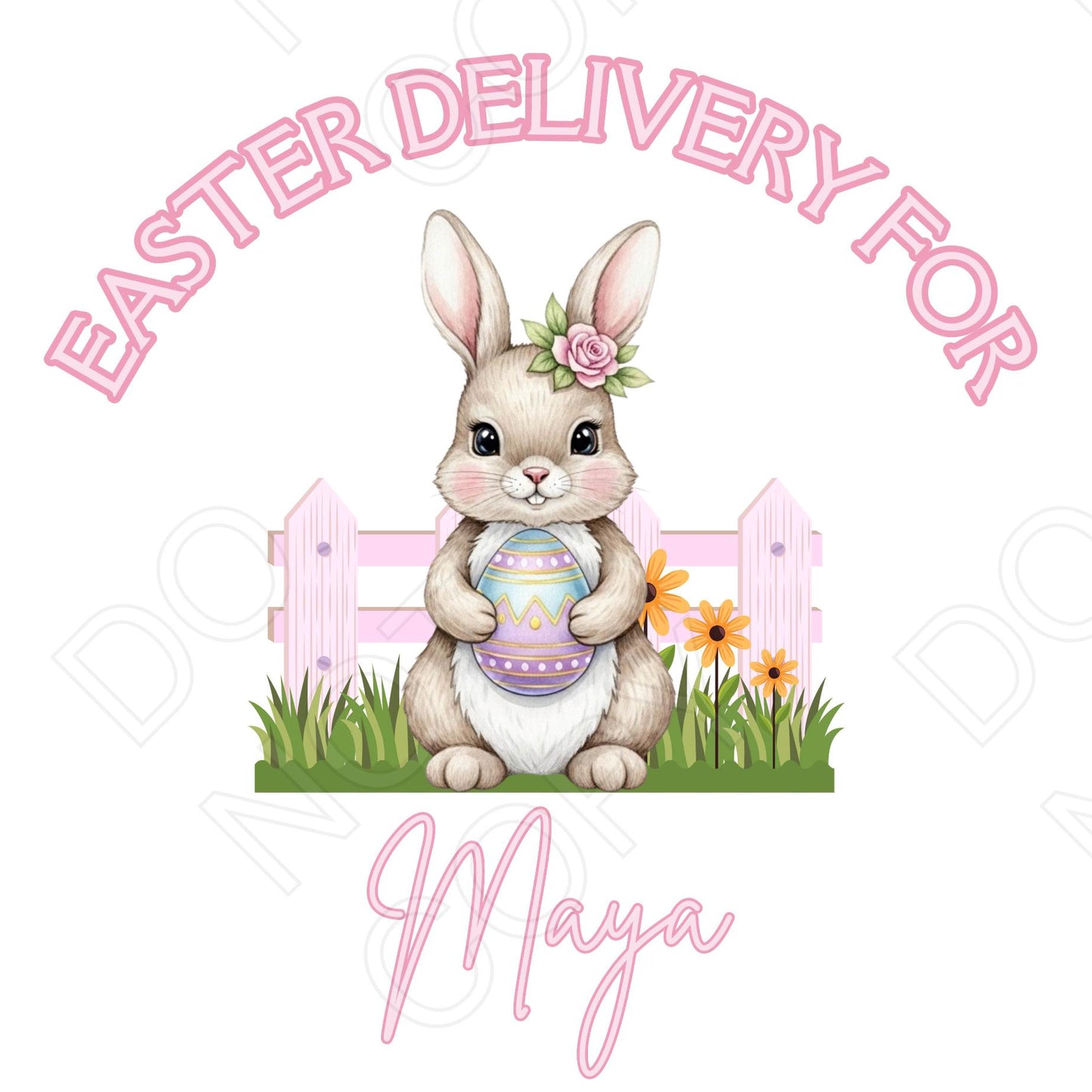UVDTF Transfer - Pink Easter Delivery (Bespoke)