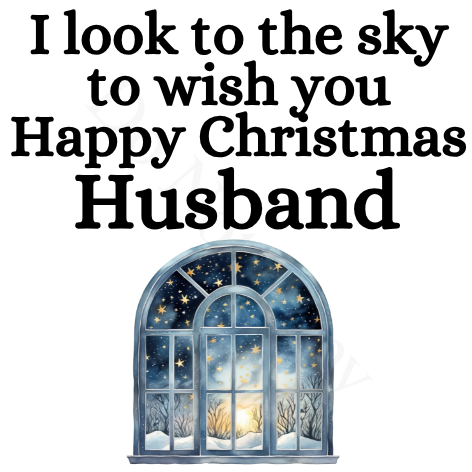 UV-DTF Transfer - I look to the sky Christmas solar light design UVDTF