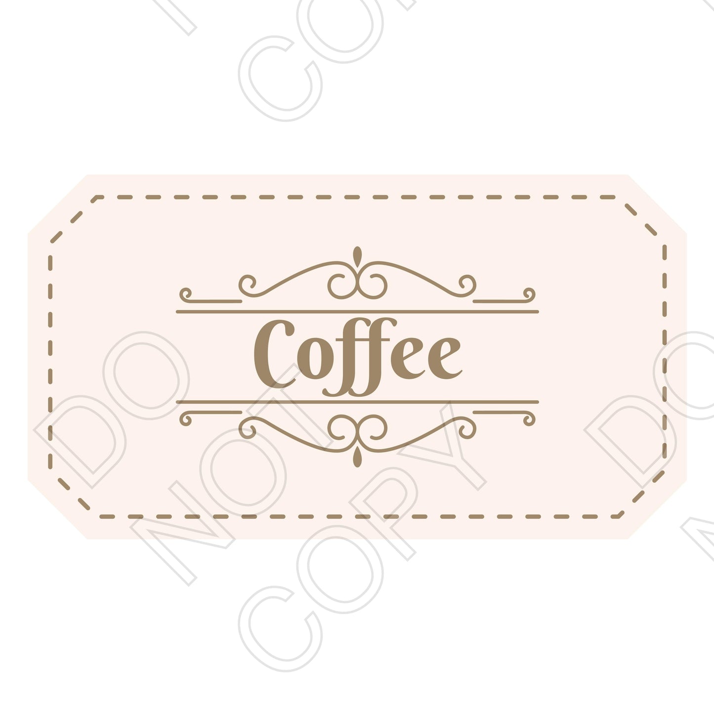 UV-DTF Transfer - Classic Drink Labels (Cream)