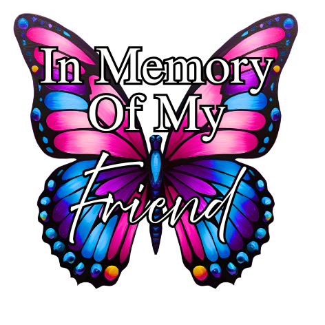 UV-DTF Transfer for Solar Garden Light - In Memory (Butterfly Female)