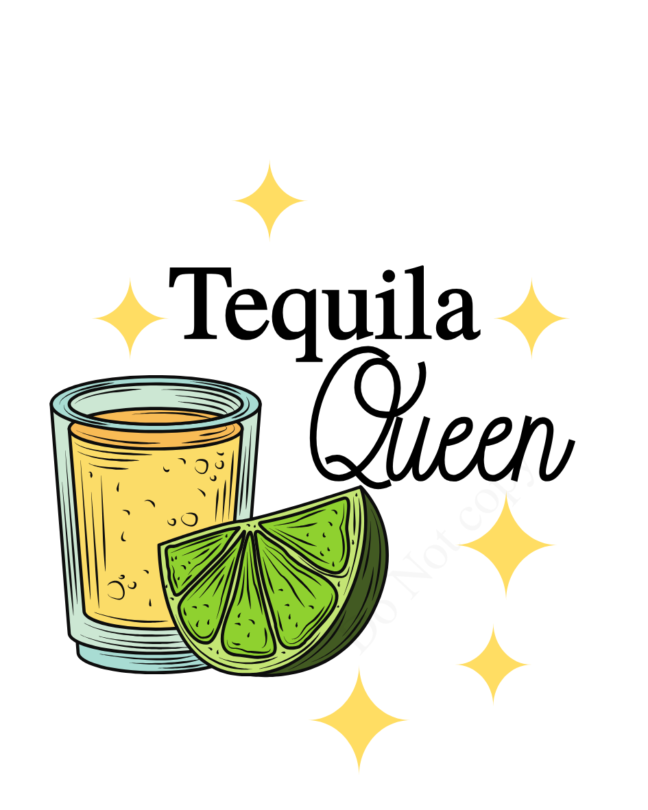 UV-DTF Transfer - Alcohol Queen designs for Woodform baubles