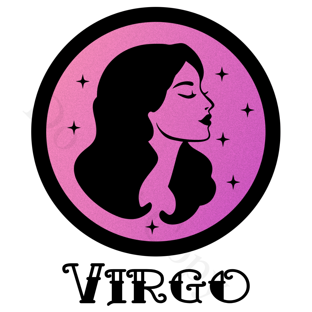 UV-DTF Transfer - Star Sign Astrology 6cm tall