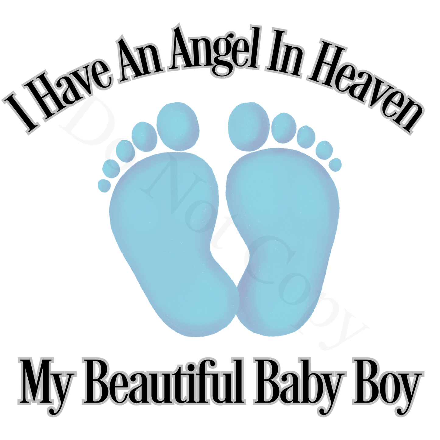 UV-DTF Transfer for Solar Garden Light - Baby Memorial design with colour options