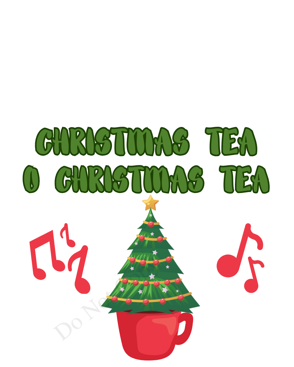 Digital Download - Funny Christmas coffee/tea - Set of 6