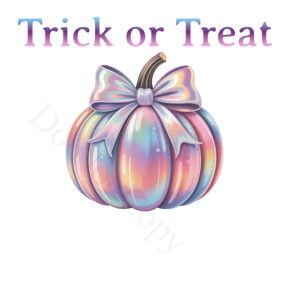 Digital Download - Halloween Cute Trick or Treat - Set of 4
