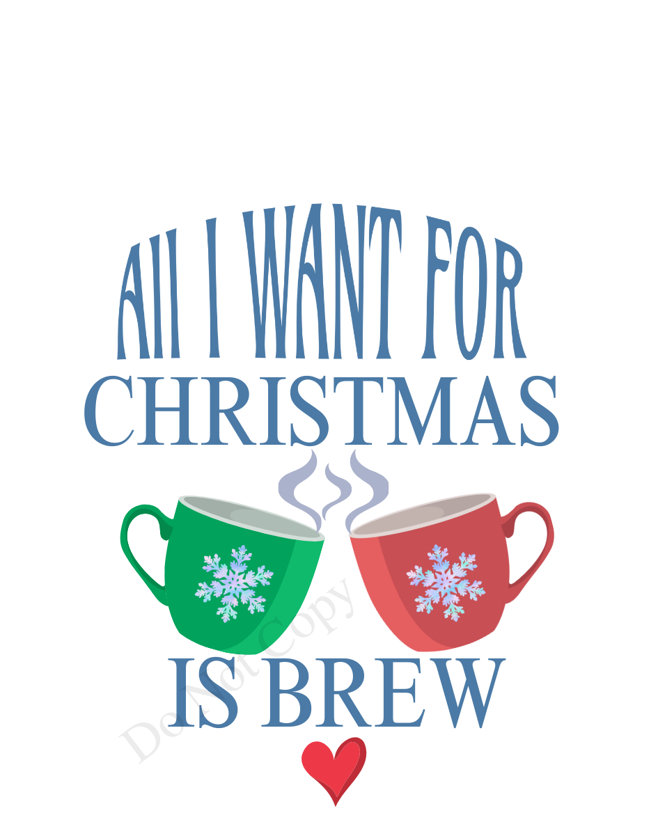 Digital Download - Funny Christmas coffee/tea - Set of 6