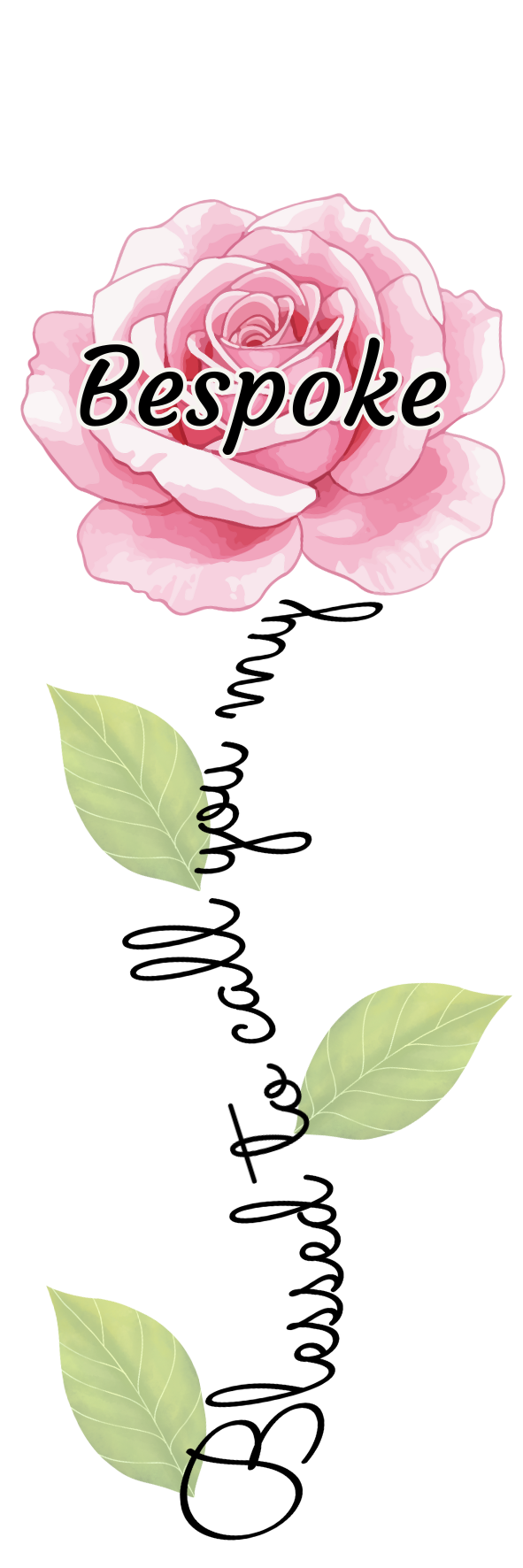 UVDTF Transfer - Blessed Flower Designs (Bespoke)