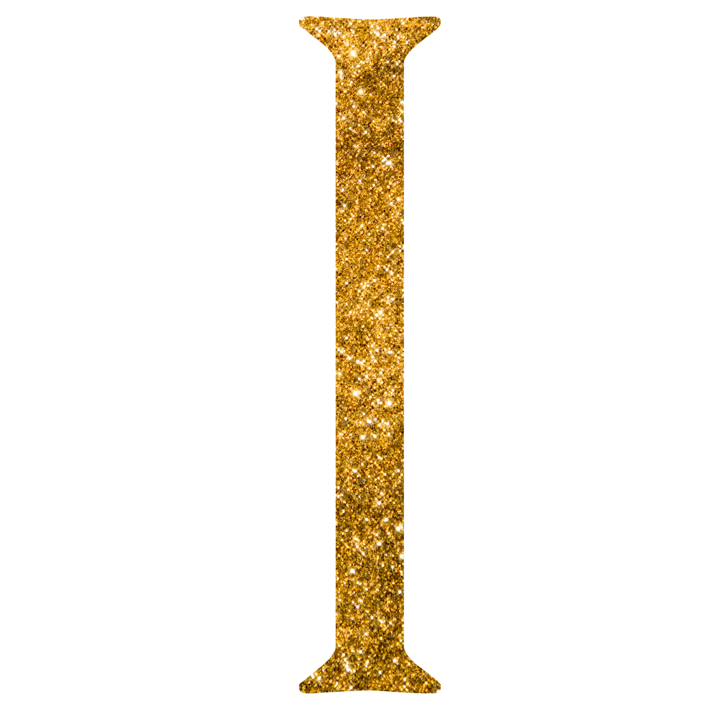 DTF Transfer - Gold Glitter Alphabet for Christmas Sacks Bespoke for you to add a Name