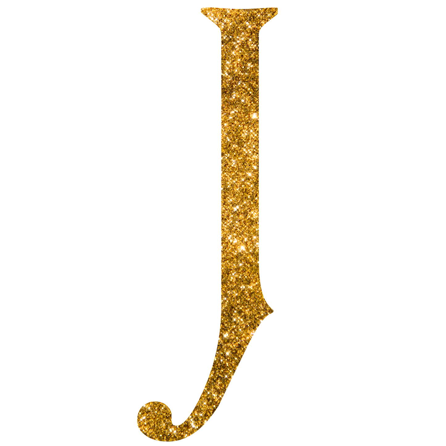 DTF Transfer - Gold Glitter Alphabet for Christmas Sacks Bespoke for you to add a Name