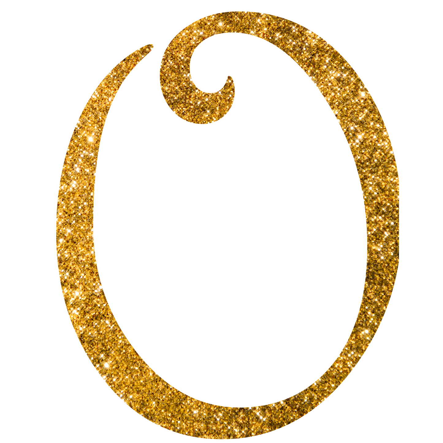 DTF Transfer - Gold Glitter Alphabet for Christmas Sacks Bespoke for you to add a Name