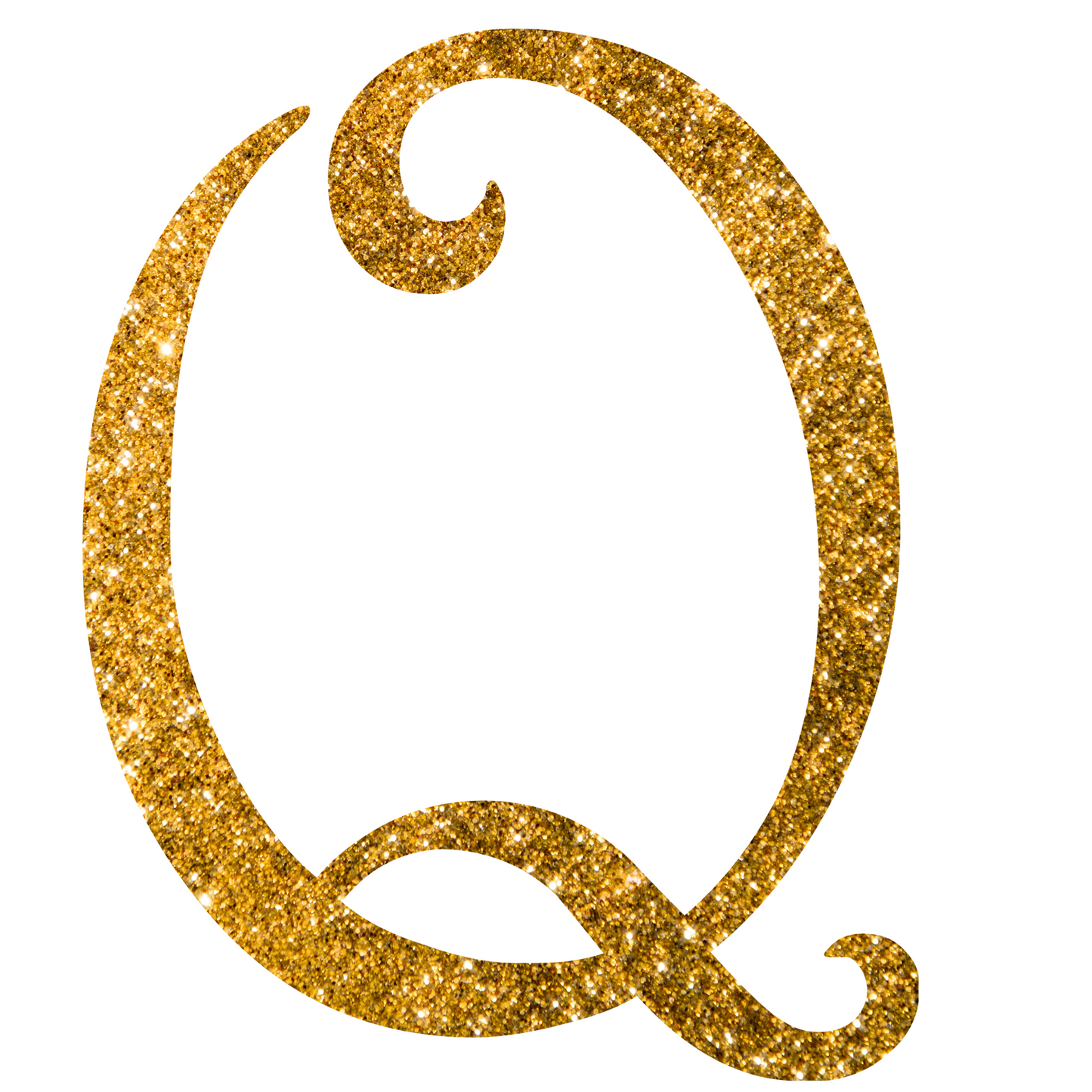 DTF Transfer - Gold Glitter Alphabet for Christmas Sacks Bespoke for you to add a Name