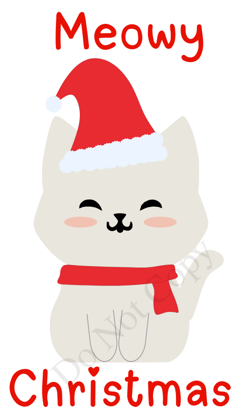 UV-DTF Transfer - Cute Christmas designs to fit the rangle multipack milk bottles