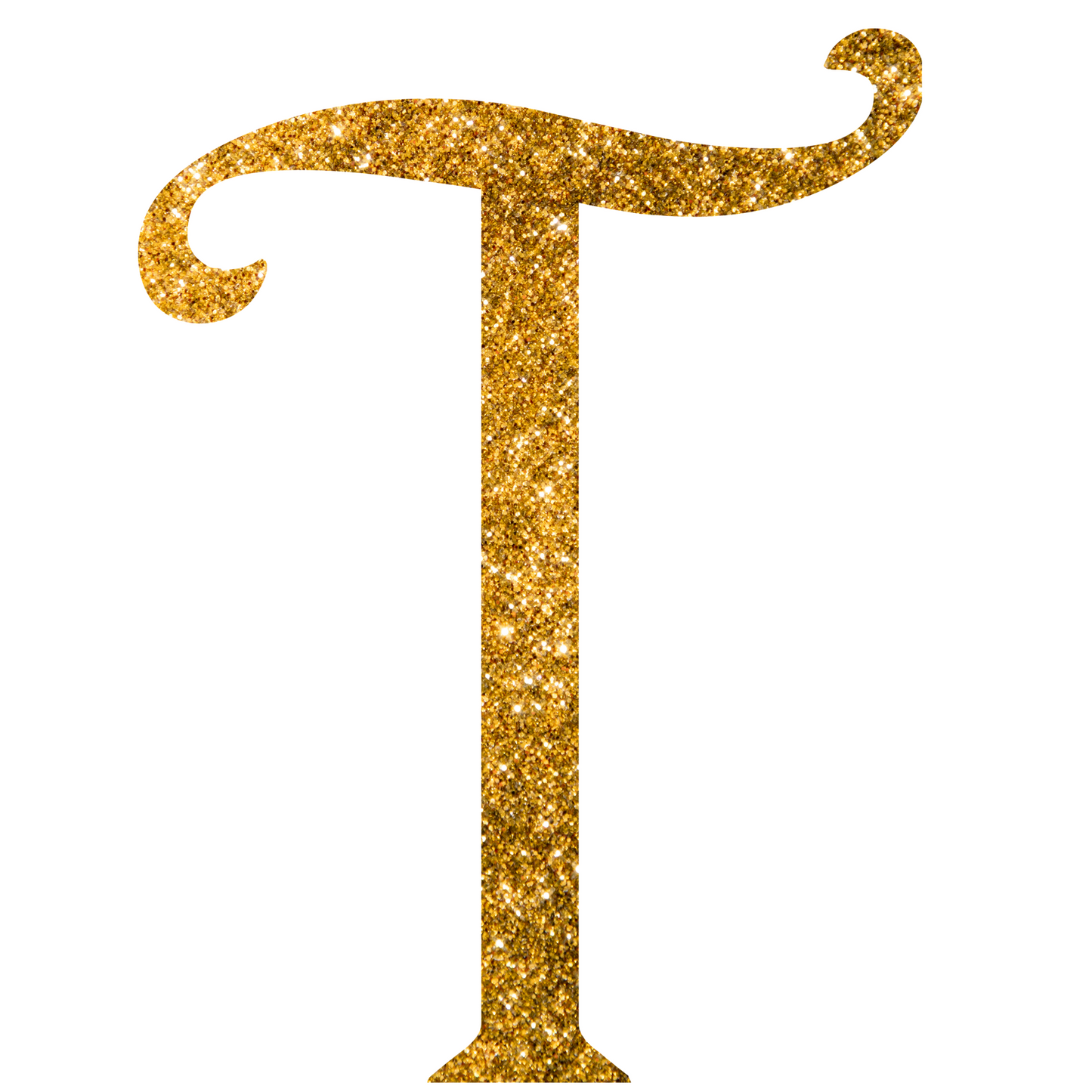 DTF Transfer - Gold Glitter Alphabet for Christmas Sacks Bespoke for you to add a Name