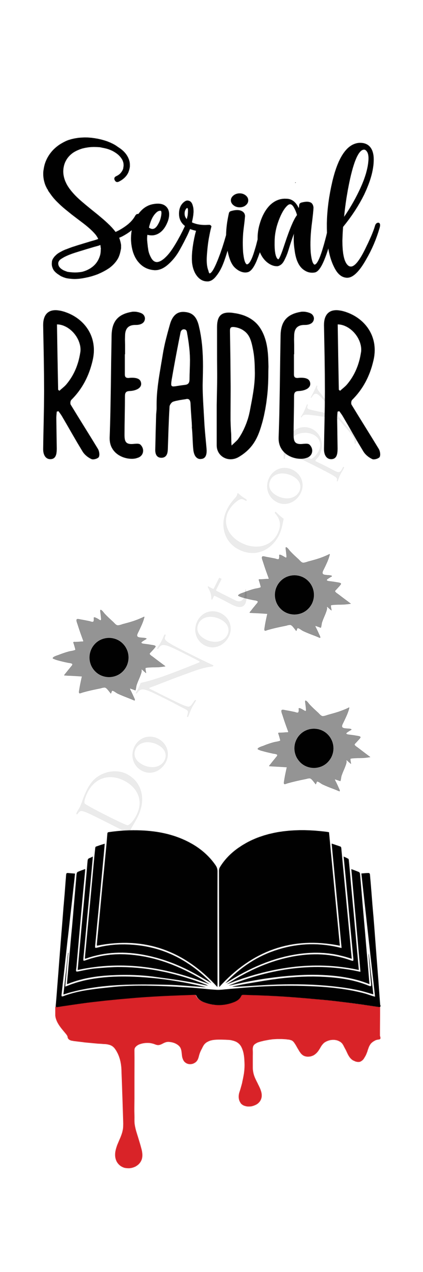 UVDTF Transfer for Bookmark - Serial Reader