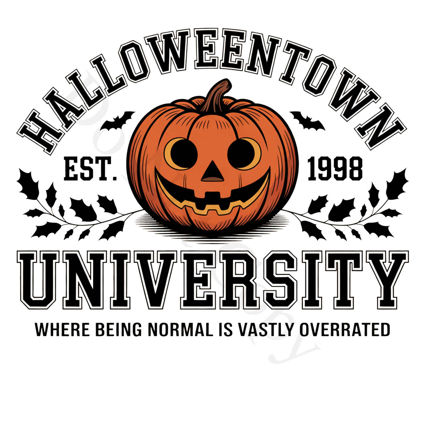 DTF Transfer - Halloweentown University Design