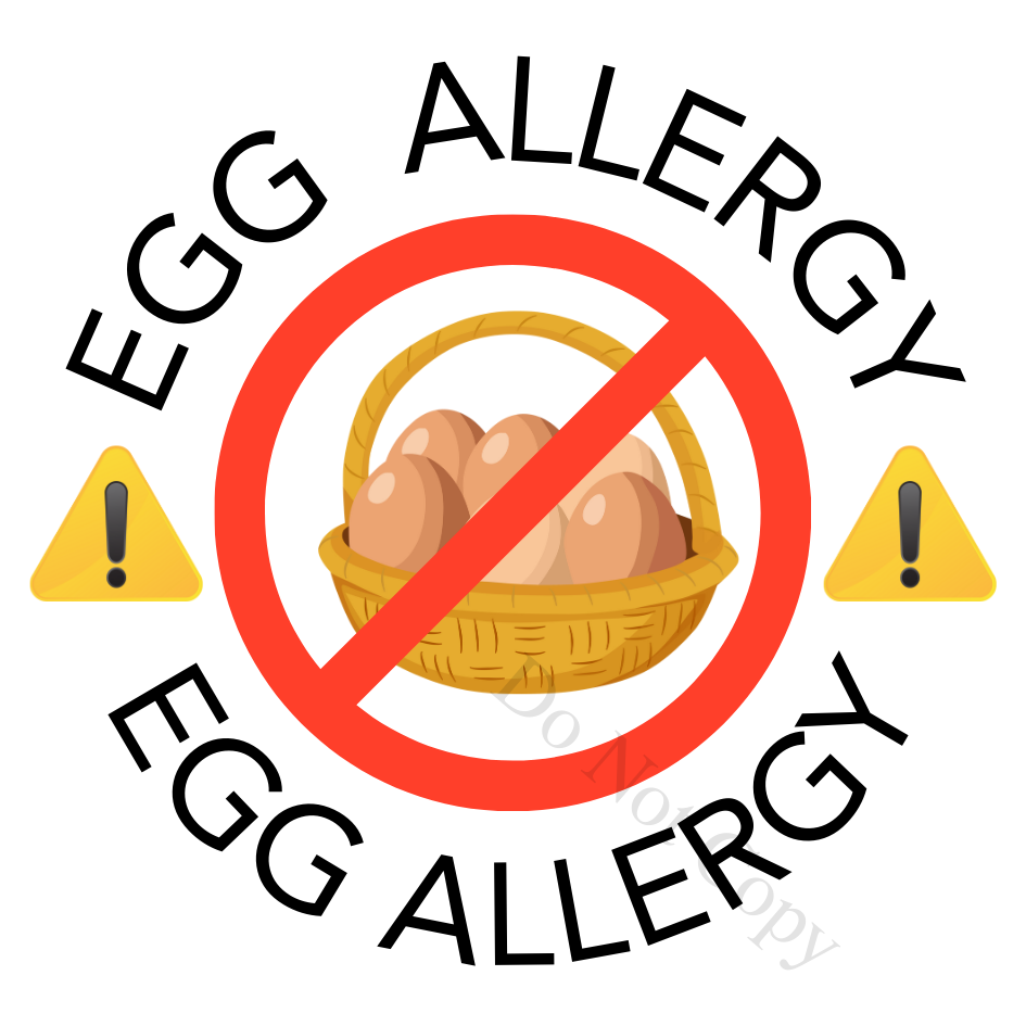 UV-DTF Transfer - Emergency Allergy Tags (larger size for 8cm medals)