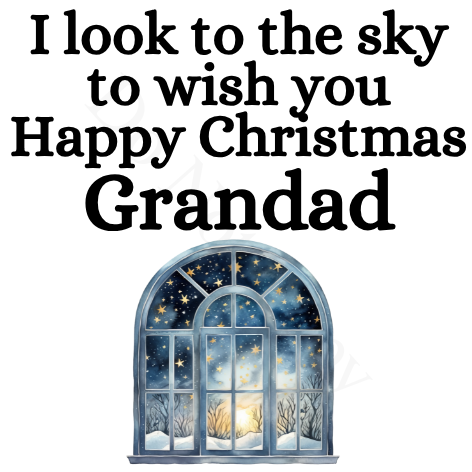 UV-DTF Transfer - I look to the sky Christmas solar light design UVDTF