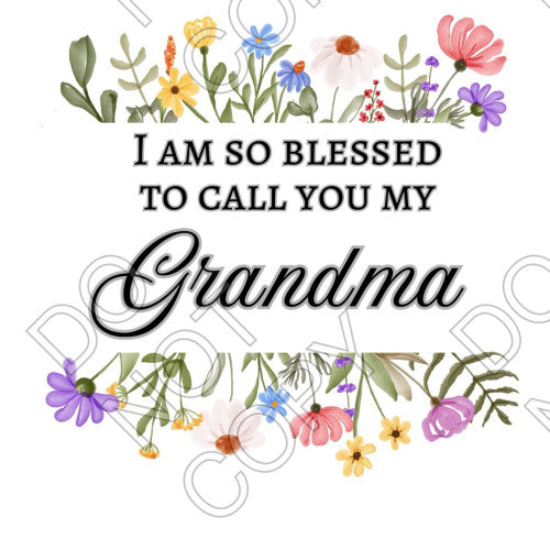 UV-DTF Transfer - I Am So Blessed (Mothers Day)