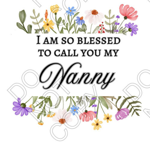 UV-DTF Transfer - I Am So Blessed (Mothers Day)