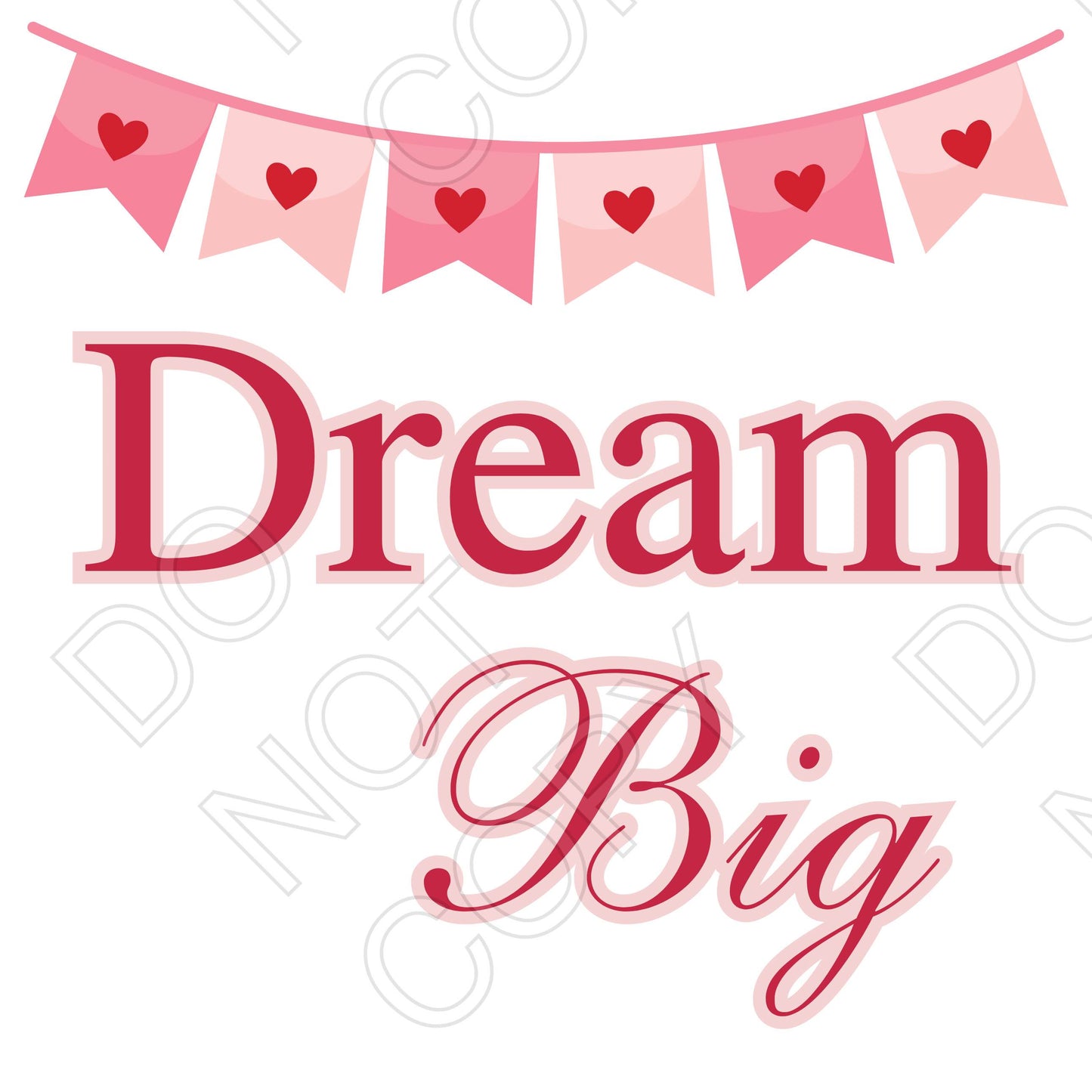 UV-DTF Transfer for Candle - Dream Big