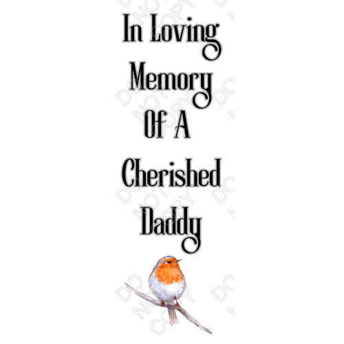 UV-DTF Transfer - In Loving Memory (Robin)