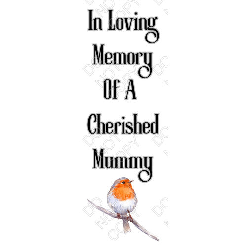 UV-DTF Transfer - In Loving Memory (Robin)