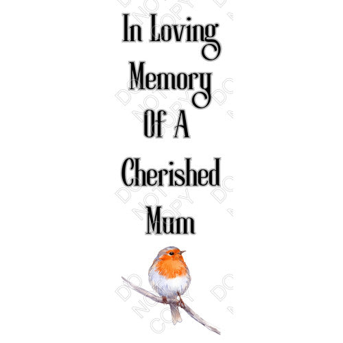UV-DTF Transfer - In Loving Memory (Robin)