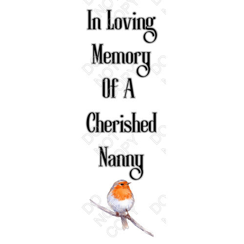 UV-DTF Transfer - In Loving Memory (Robin)