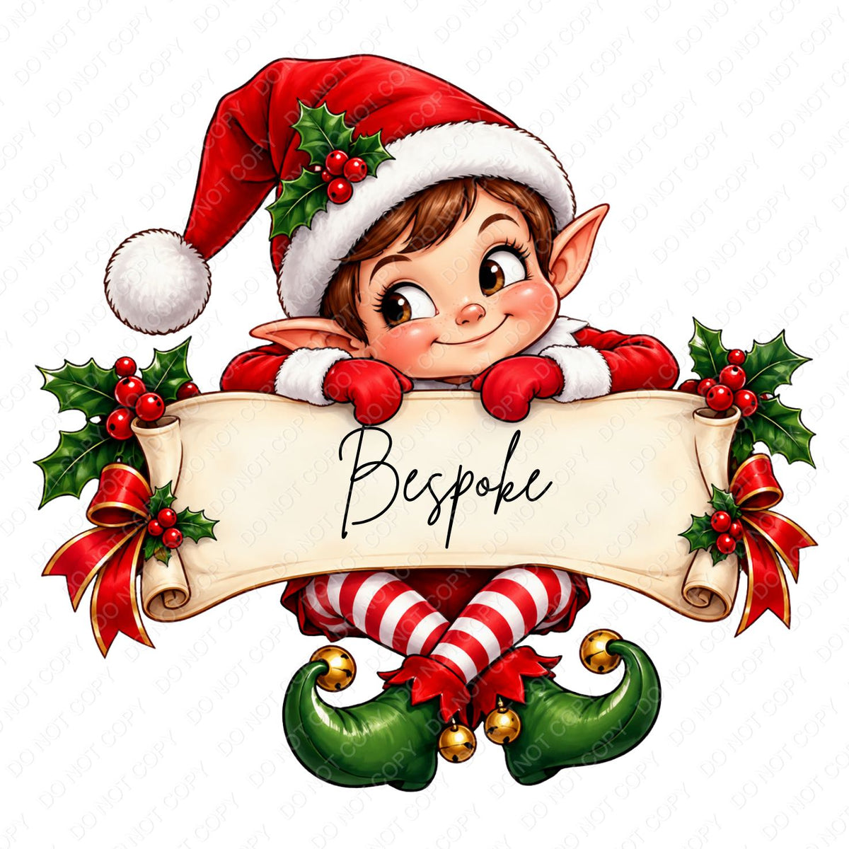 UV-DTF Transfer - Bepspoke Cute Elf Design for Children