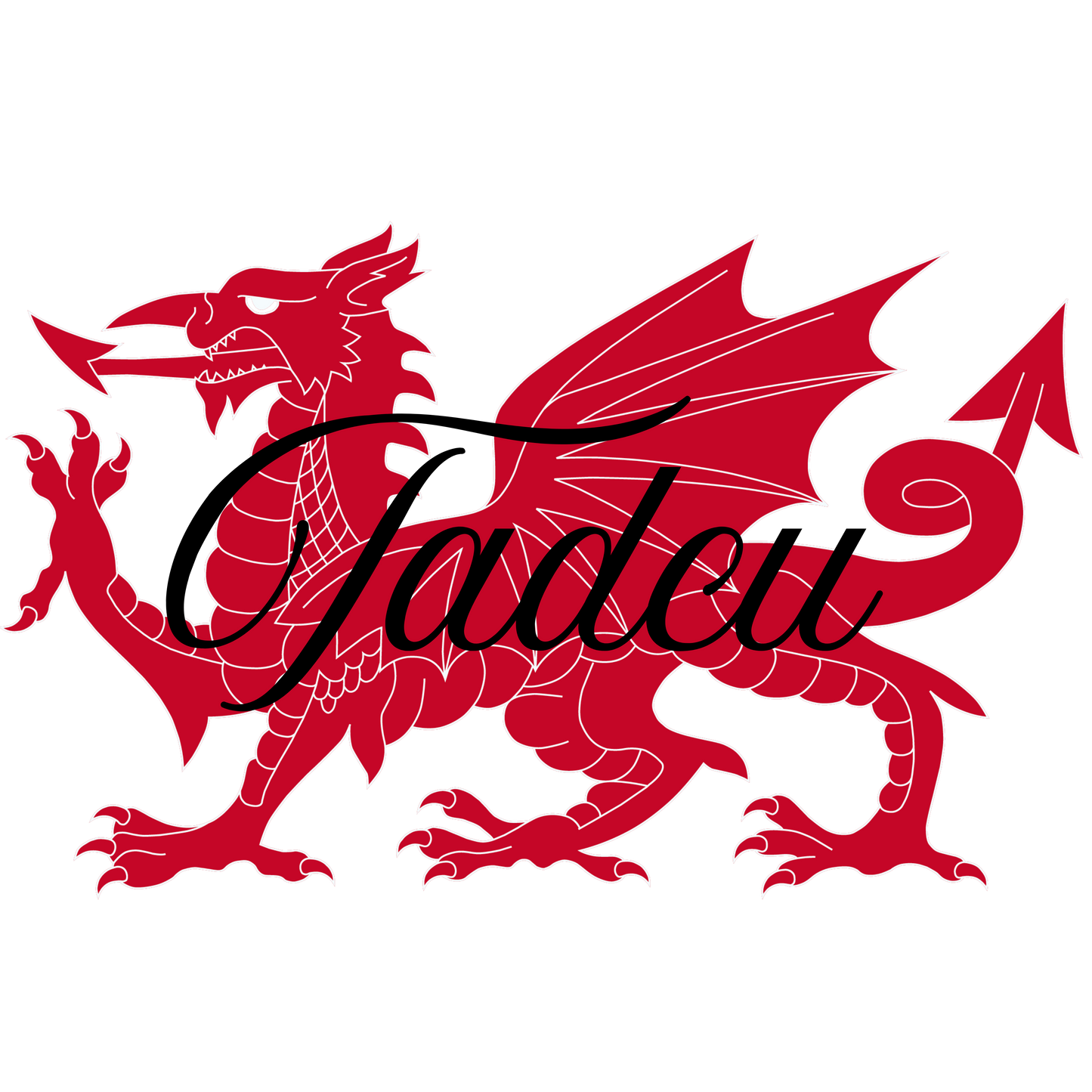 UV-DTF Transfer - Family Welsh Dragon Design