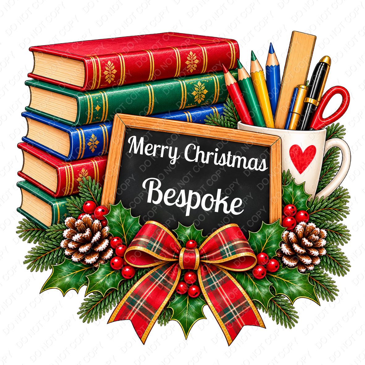 UVDTF Transfer - Merry Christmas to the Best Teacher Ever (Bespoke)