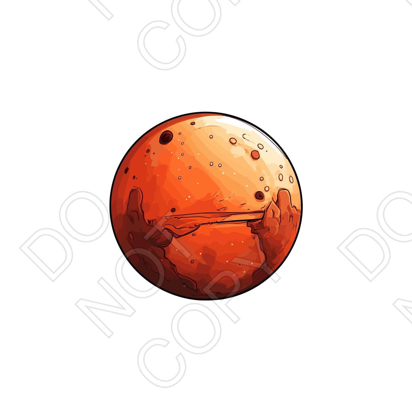 DTF Transfer - Set of Planets