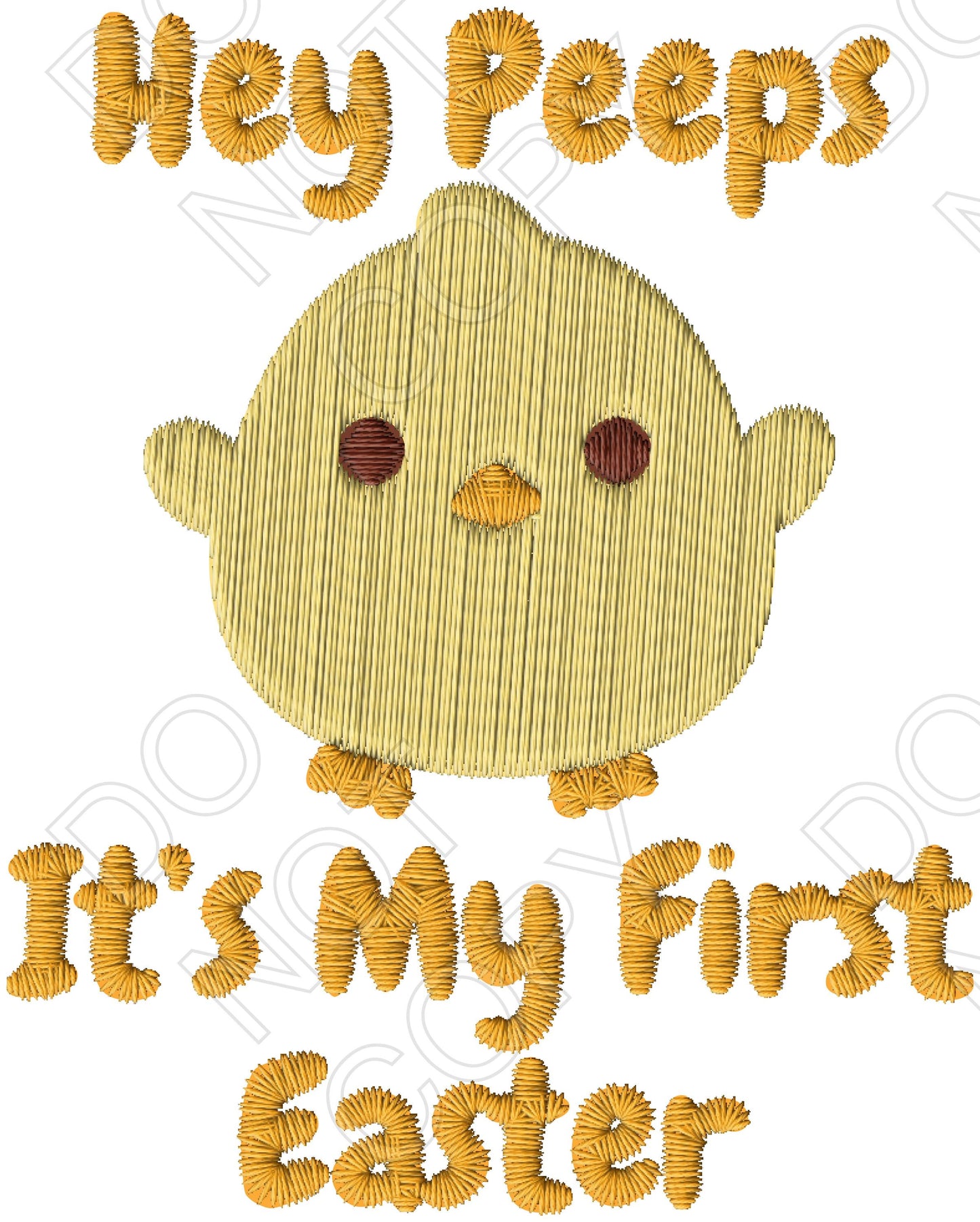 DTF Transfer - Hey Peeps It's My First Easter