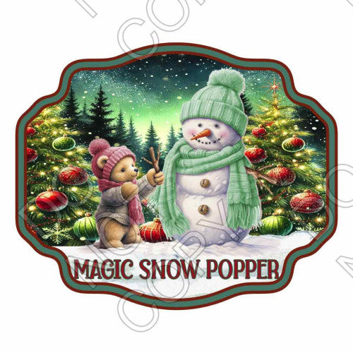 UV-DTF Transfer for Snow Popper - Magic Snow Popper