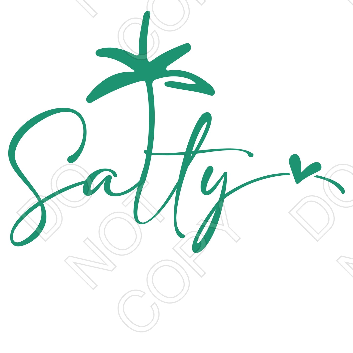 UV-DTF Transfer - Salty (Green)