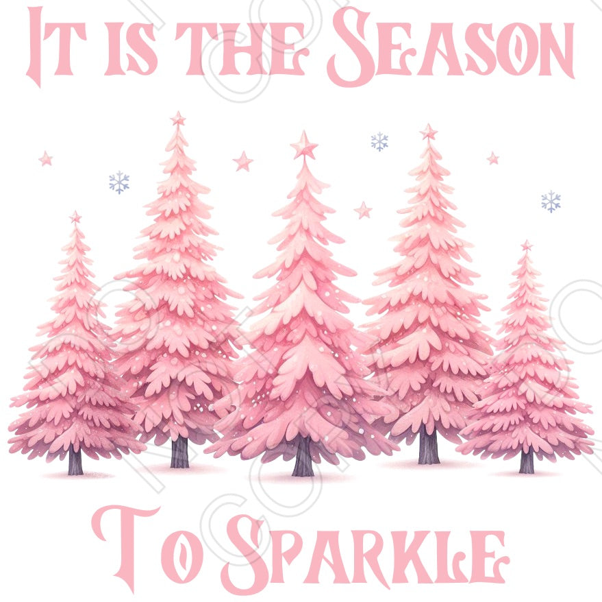 UV-DTF Transfer Suitable for 16oz Cold Cups - Season to Sparkle