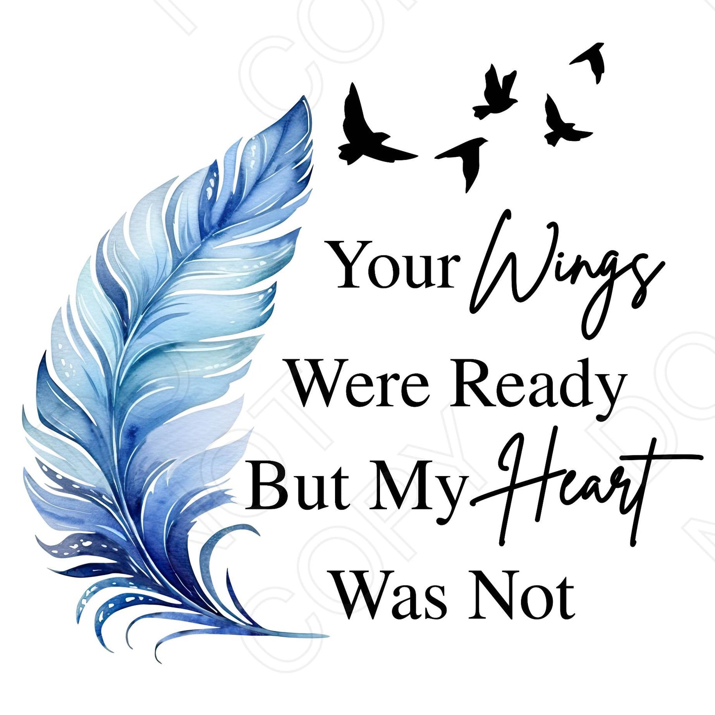 UVDTF Transfer - Wings Were Ready