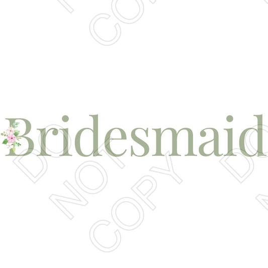 DTF Transfer - Bride Party Style 2