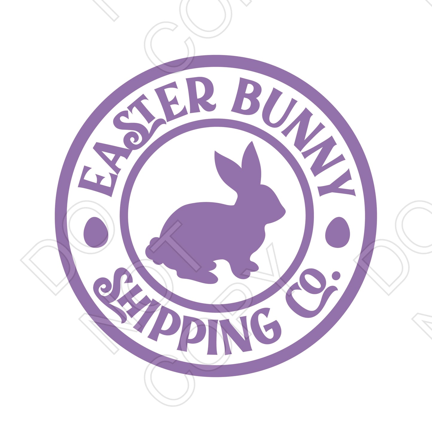 UV-DTF Transfer - Easter Bunny Shipping Co
