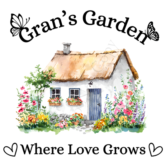 UVDTF Transfer - Beautiful Family Garden Design (Cottage)