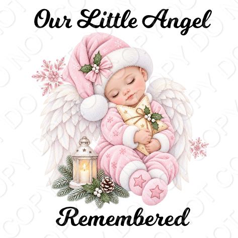 UV-DTF Transfer for Solar Garden Light - Our Little Angel Remembered