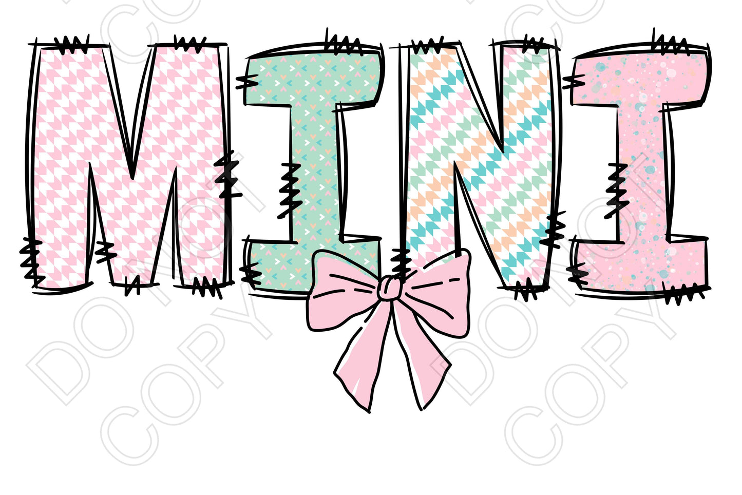 DTF Transfer - Mama & Mini Me Set