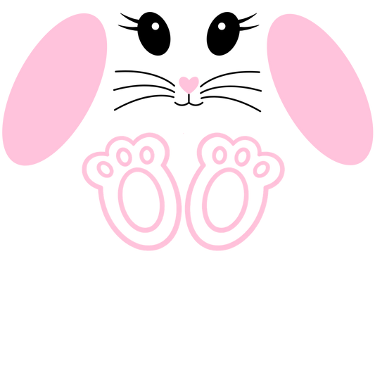 UV-DTF Transfer - Easter Bunny Details
