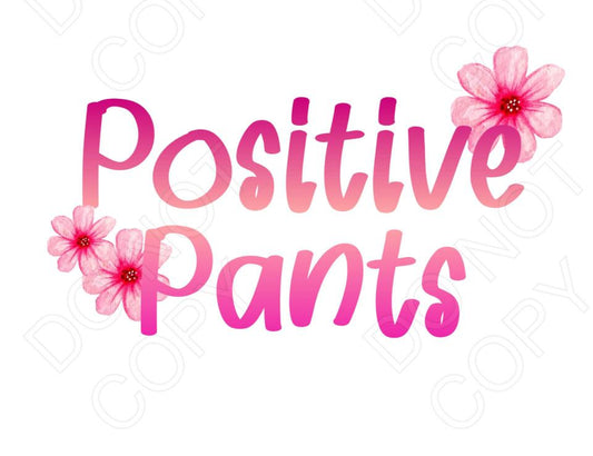 UV-DTF Transfer - Positive Pants