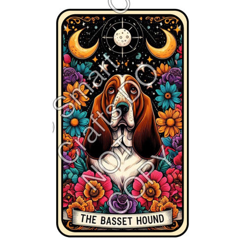 UV-DTF Transfer - Dog Tarot Cards - Two Sizes Available