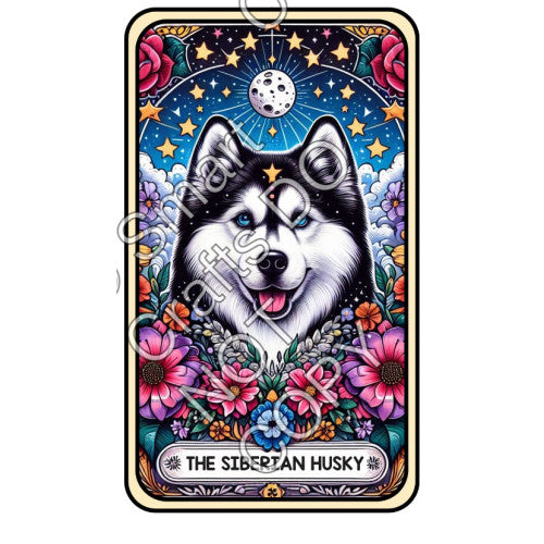 UV-DTF Transfer - Dog Tarot Cards - Two Sizes Available