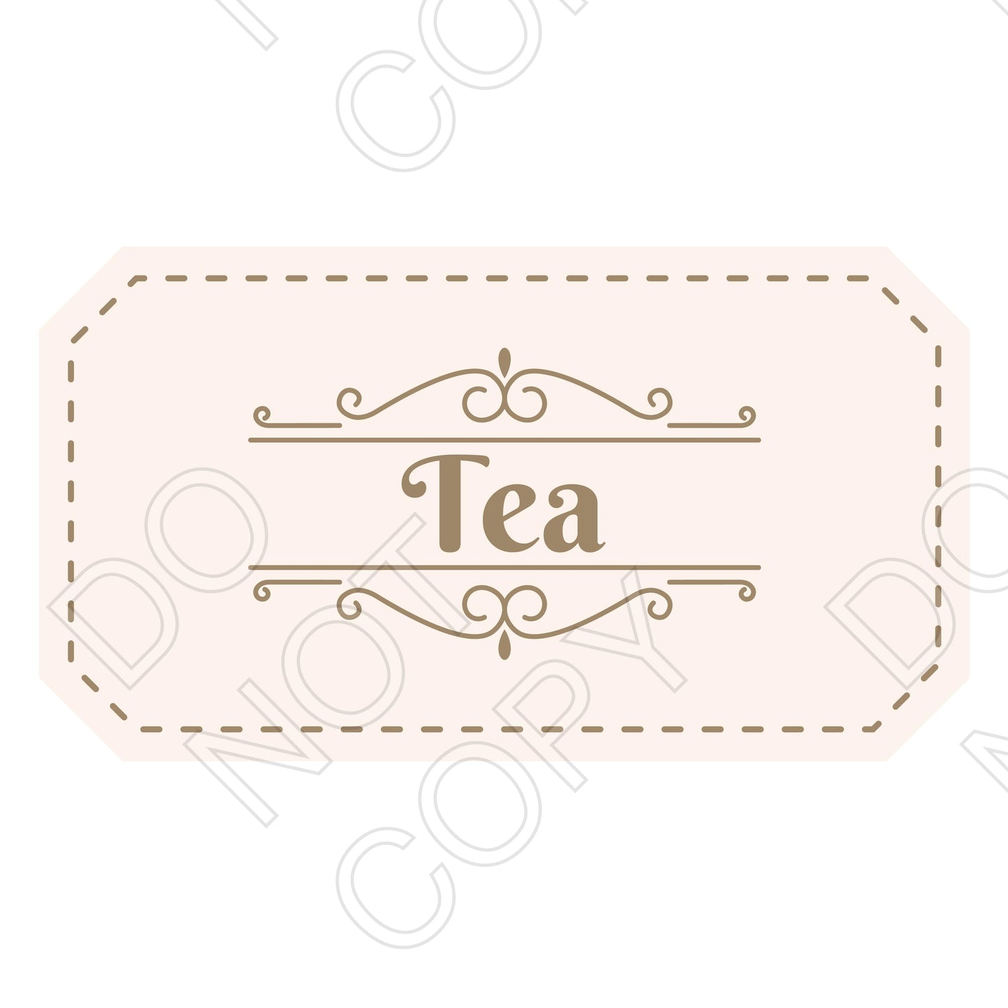 UV-DTF Transfer - Classic Drink Labels (Cream)