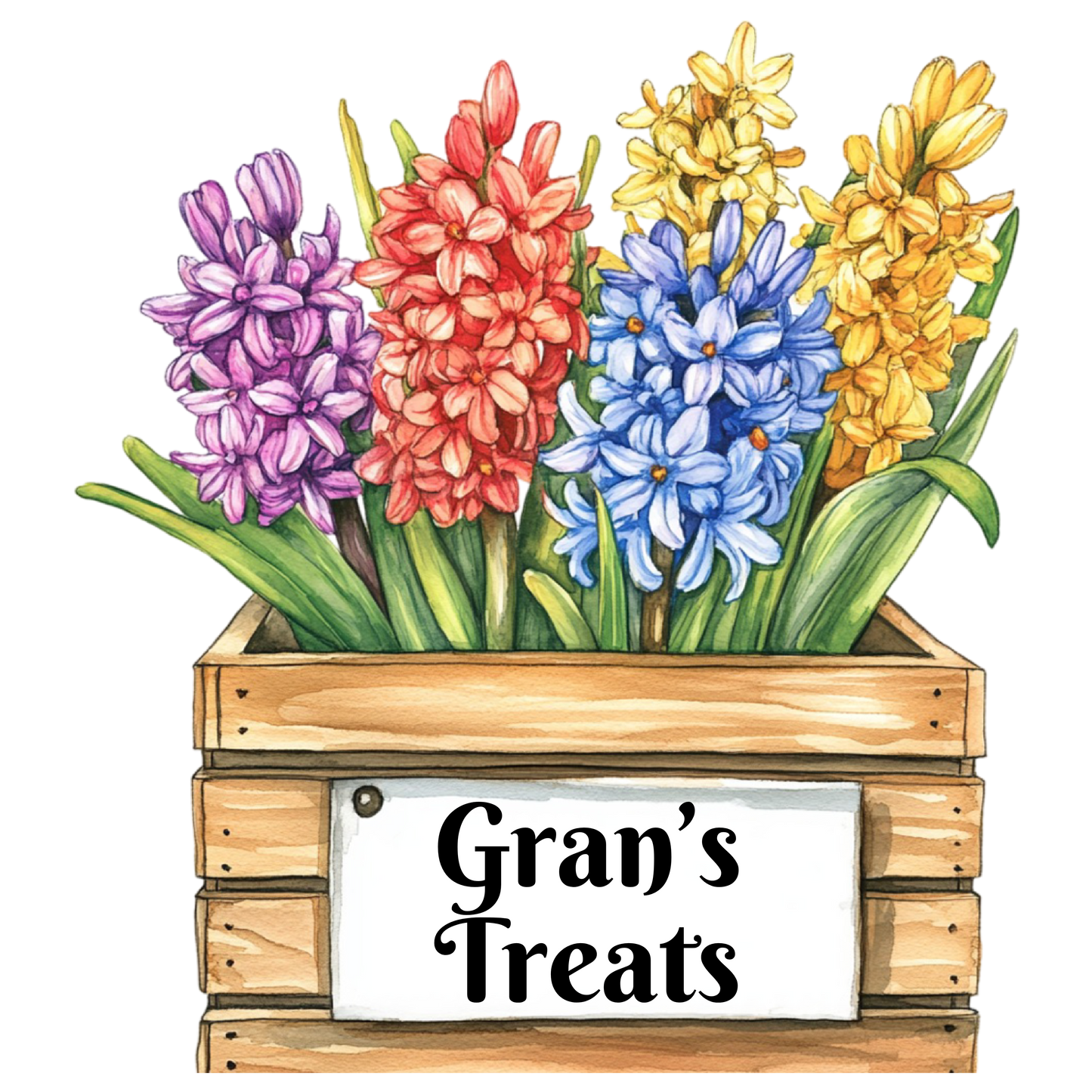 UV-DTF Transfer - Family Name Treat Jar Flower Labels