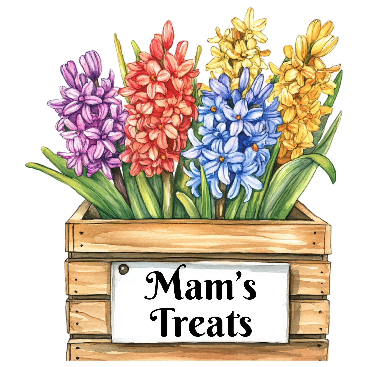 UV-DTF Transfer - Family Name Treat Jar Flower Labels