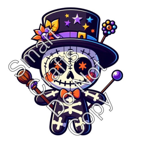 UV-DTF Transfer for Keyring - Voodoo 8 Different Styles